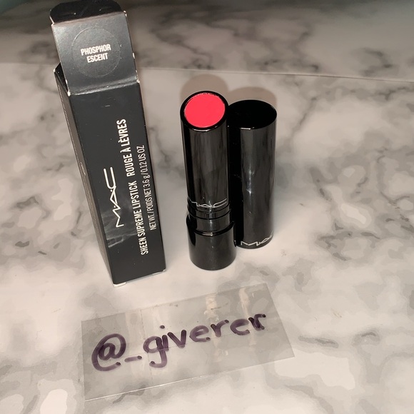 PHOSPHORESCENT MAC SHEEN SUPREME LIPSTICKS RARE DISCONTINUED - Picture 3 of 14